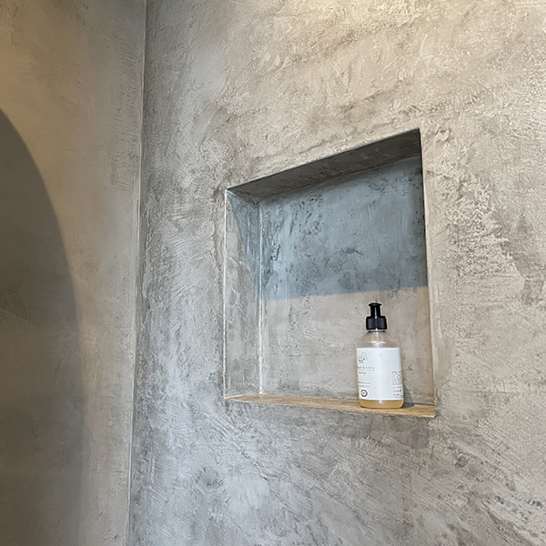 B&B Puur Geluk Wehl | douche tadelakt B&B Puur Geluk Wehl | douche tadelakt